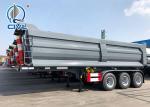 Rear Dump Trailer End Dumping Dumper Semi Truck Trailer 50t To 70 Ton 3 Axles
