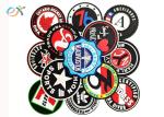Custom Logo Silicon Pvc Rubber 3d Patch Round Shape For Garment