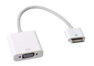 Wholesale White Twisted Pair Apple Digital AV Adapter To VGA ROSH CE Certification from china suppliers