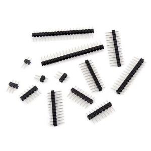Wholesale Pin spacing of 2.54mm, copper pin socket for female pins, 1 * 2p, 3 4 5 6 8 20p, single straight pin from china suppliers