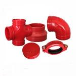Chinese high quality Water Line ASTM A536 PN10 Casting Grooved Pipe Fittings