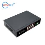 8x10/100/1000M POE 30W+1xSC Fiber port IEEE802.3af/at POE Etherent switch for
