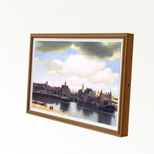 China High Definition Indoor Digital Photo Frame With Optional Crude Wood Frame on sale