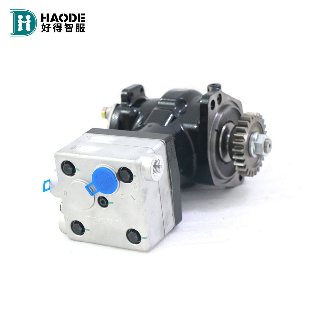 HAODE Genuine Engine Parts 16.85KG Wabco 12v Air Compressor Auman GTL Cummins 5558670
