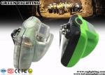 Green 13000 Lux Safety Cordless Mining Lights IP 68 Waterproof Degree