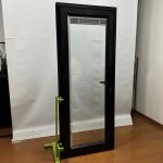 Aluminim Hinged Doors For Customized Glass Inner Shutters Good Sound Insulation