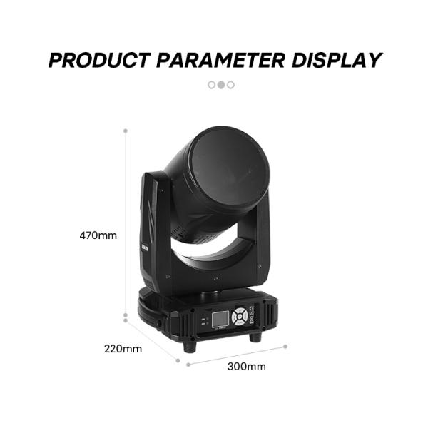 300W LED Surface Moving Head Light 2700-6500K Color Temperature