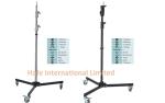 Adjustable Tripod Light Stand Heavy Duty , Stainless Steel Telescopic Led Work