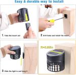 Solar Powered Garden Lights with 20-Hour Working Time and Warm White LED