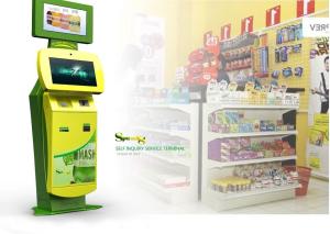 Wholesale Wireless Card Printer And Card Dispenser Self Service Kiosk For Ticketing / Card Printing from china suppliers