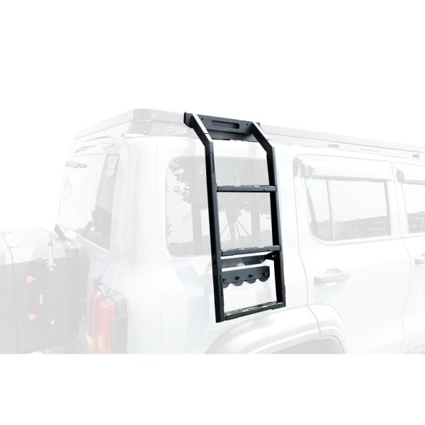 Black Electrophoresis and Powder Coating Roof Rack Side Ladder for GWM Tank 300