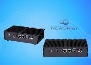 Wholesale LAN X 2 HDMI X 2 Compact Industrial Pc I5-4200U 8GB DDR3L 128GB SSD METAL CHASSIS from china suppliers