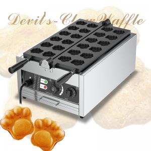 China 3000W Bear Paw Muffin Baking Machine with Cat Paw Shape Voltage 220v Cartoon Waffle on sale