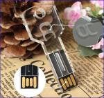 Bulk Transparent Acrylic 8GB USB Flash Drives Key USB Storage