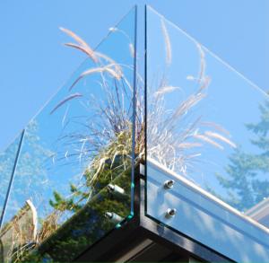 Wholesale Balustrade Balcony Tempered Glass Panel Easy Cleaning 12mm Safety from china suppliers