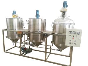 Wholesale Three Tanks Oil Refinery Equipment , Palm Oil Refining Machine High Performance from china suppliers