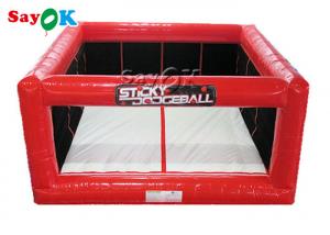China Inflatable Jump Game 2 In 1 Inflatable Sticky Dodgeball Court Fun Dodge Ball Game Arena on sale