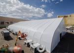 temporary 25x65m Curve Clear Roof Tent For Exhibition