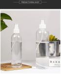 Transparent Round PET Spray Bottle Various Capacities For Smooth Surface
