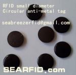 RFID small diameter circular anti-metal tag, Crystal epoxy materials circular