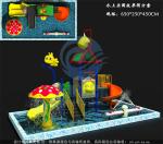 Children Backyard Spray Park 25 Sqm Mushroom Style With Water Fountain