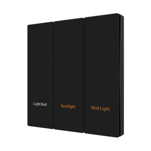 Wholesale Controlling Lamp KNX Wall Switch , 4 Gang Double Gang Light Switch from china suppliers