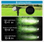 IP55 1.5W Outdoor Solar Landscape Spotlights , 200LM Solar Outside Security