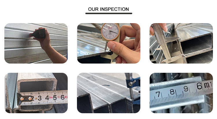 Steel Coil for Mild Carbon Low Carbon Square Galvanized Structural Erw Rectangular Hollow GI Pipe Galvanized Steel Tube GI Square Pipe