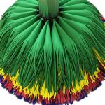 EVA Foam Colorful Car Wash Roller Brush For Car Surface Washing