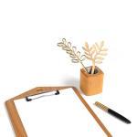 Wooden Menu Clipboard. Versatile Folder Board Ideal for Writing. Sturdy Board