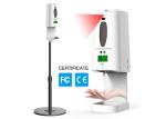 Liquid 1300ml Wall Mounted Soap Dispensers With Smart Thermometer