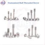 Custom Logo Slotted Shoulder Non-standard Machine Screw Brass Carbon Stainless