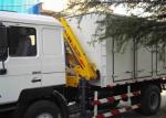 XCMG Durable Arm Move Fast Articulated Boom Crane , 3.2 Ton Truck With Crane
