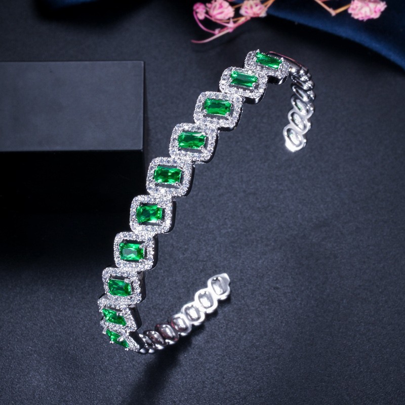 Fashion Cubic Zirconia Bracelet Bangle Chain Bracelets For Women Gold Silver Color Hand Chain CZ Bracelet Jewelry
