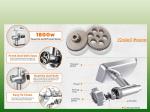 Optional Digital Meat Grinder/meat mincer with air scoop/electric meat grinder