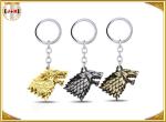Die Casting Coloured Large Metal Key Ring Holder Game Of Thrones For Souvenir
