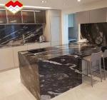 Polished Natural Stone Cosmic Gold Granite for Coffee Table and Countertops