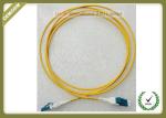 Multimode Fiber Optic Patch Cord , Duplex Fiber Optic Cable With Low Insertion