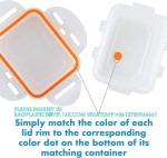 Stackable Wholesale Kitchen Microwavable Airtight High Borosilicate Lunch Box