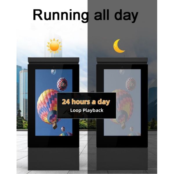 65 inch Drive Thru Restaurants Menu Board lcd outdoor screen Waterproof Kiosk Touch Order Screen Lcd Display Advertising