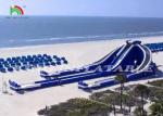 High Quality Large Inflatable Water Slide Huge Triple 3 Lane Inflatable Water