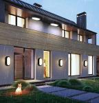 Wall Lamp Oval Shape 20W Damp Proof LED Ceiling Light 1500LM 100-220V CRI 80