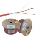 2C 1.0mm2 Solid Copper Conductor Red PVC Twisted Pair Fire Alarm Cable for