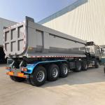 100ton 3 Axles Self Dump Tipper Fuel Tank Oil Tanker Heavy Machine Transport