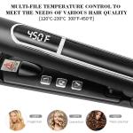 Infrared Hair Straightener Tourmaline Plate MCH Dual Voltage 1 Inch Flat Iron