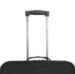 Black 0.8mm Aluminum 170T ODM EVA Expandable Luggage