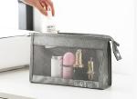 Small toiletries bag portable net ventilate breathable bag for men on business