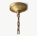 Dimmable Cylinder Shape Metal 19th C English Openwork Pendant Light