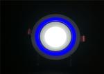 Embedded Coloured LED Downlights White Centre Blue Edge Round CRI Ra>70