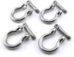 Polished Finish Stainless Steel Bow Shackle Perfect for Rigging Screw Applicatio